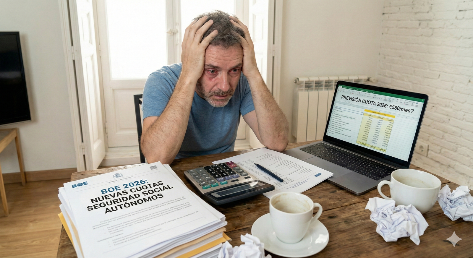 Cuotas de autónomos definitivas de 2026
